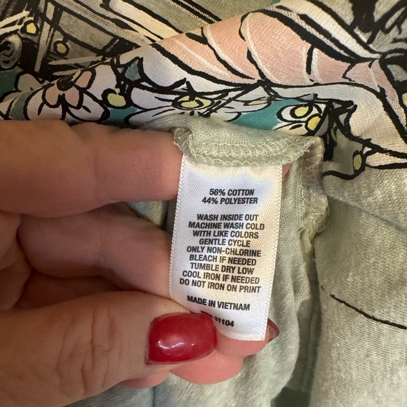 NWT  Happy Camper/Flamingo Graphic Long Sleeve Casual Top  PLUS:  1X    CL-58 - Picture 6 of 8